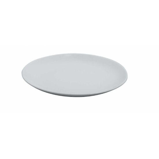 Image de Assiette à dessert Boss 19,5 cm en porcelaine blanche - Lot de 6 - Novastyl