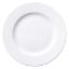 Image de Assiette plate Roma 27 cm en porcelaine blanche - Lot de 6 - Novastyl 