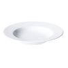 Image de Assiette creuse Roma 22,5 cm en porcelaine blanche - Lot de 12 - Novastyl