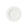 Image de Assiette creuse Roma 22,5 cm en porcelaine blanche - Lot de 12 - Novastyl
