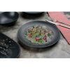 Image de Assiette plate Graphite 27 cm en porcelaine - Lot de 12 - Bonna 