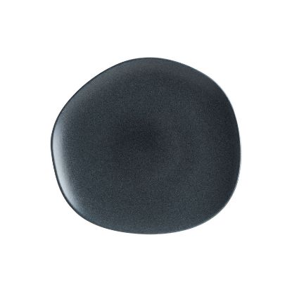 Image de Assiette plate vago Graphite 29 cm en porcelaine - Lot de 6 - Bonna 