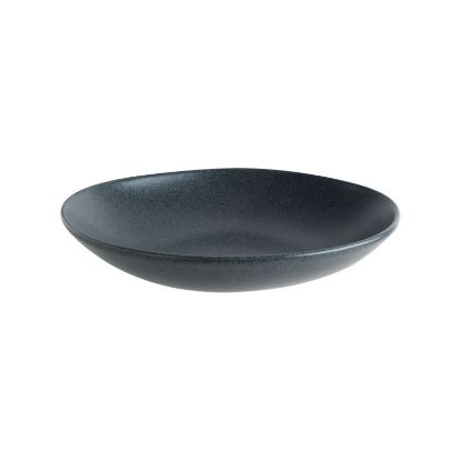 Image de Assiette creuse vago Graphite 23 cm en porcelaine - Lot de 6 - Bonna
