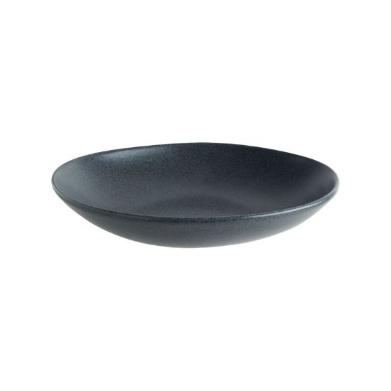 Image de Assiette creuse vago Graphite 23 cm en porcelaine - Lot de 6 - Bonna