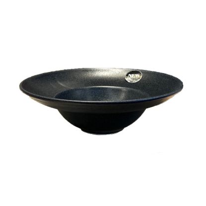 Image de Assiette creuse Graphite 23 cm en porcelaine - Lot de 6 - Bonna 
