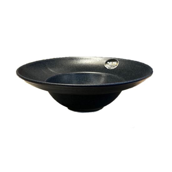 Image de Assiette creuse Graphite 23 cm en porcelaine - Lot de 6 - Bonna 
