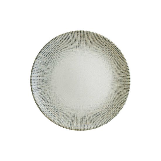 Image de Assiette à pizza gourmet Sway 32 cm en porcelaine - Lot de 6 - Bonna