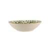 Image de Assiette creuse Héraclée  20 cm en grès décor vert - Lot de 12 - Novastyl