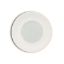 Image de Assiette plate 31 cm Urus en porcelaine bleu et blanche - Lot de 4 - Ogo living