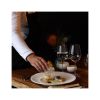 Image de Assiette plate 28,5 cm Urus en porcelaine beige et blanche - Lot de 4 - Ogo living