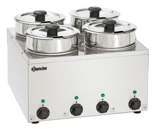 Image de Bain Marie Hotpot 4 pots 3,5 L - BARTSCHER