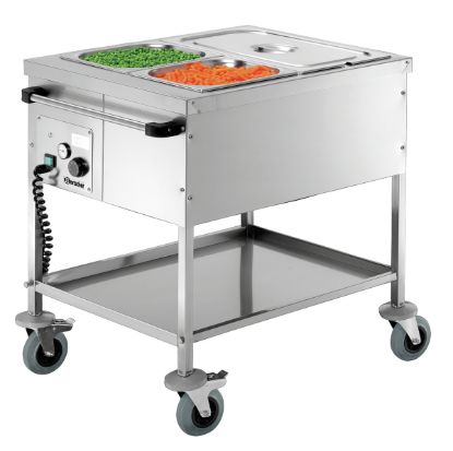 Image de Chariot bain-marie 2 cuves GN 1/1 - BARTSCHER