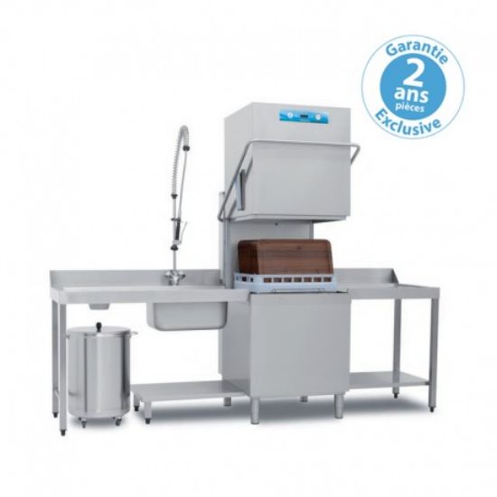 Image de Lave-vaisselle à capot ELETTROBAR Niagara - Panier 500 x 600 mm - Ouverture de capot 465 mm