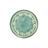 Image de Assiette plate Capria 28 cm en faïence vert - Lot de 12 - Novastyl