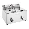 Image de Friteuse double avec minuterie 2x8L - BUFFALO
