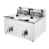 Image de Friteuse double avec minuterie 2x8L - BUFFALO