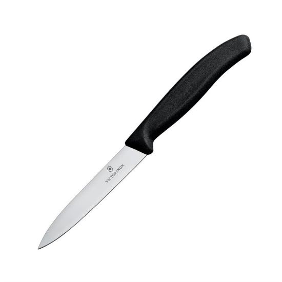 Image de Couteau d'office pointu 10cm noir - Victorinox 
